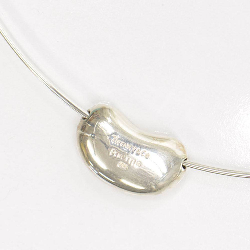 Tiffany Bean Choker Necklace Silver